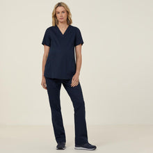 Load image into Gallery viewer, NNT Women&#39;s Next-Gen Antibacterial Active Maternity Scrub Top - Midnight - Scrubs
