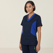 Load image into Gallery viewer, NNT Women&#39;s Next-Gen Antibacterial Active Nightingale Scrub Top - Midnight - Scrubs
