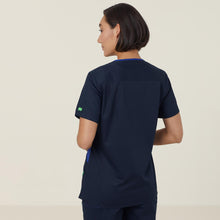 Load image into Gallery viewer, NNT Women&#39;s Next-Gen Antibacterial Active Nightingale Scrub Top - Midnight - Scrubs
