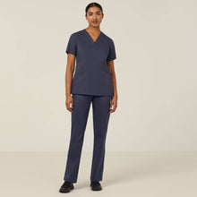 Load image into Gallery viewer, NNT Women&#39;s Next-Gen Antibacterial Active Florence Scrub Top - Charcoal - Scrubs
