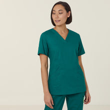 Load image into Gallery viewer, NNT Women&#39;s Next-Gen Antibacterial Active Florence Scrub Top - Hunter Green - Scrubs
