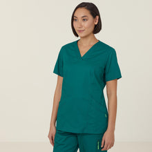 Load image into Gallery viewer, NNT Women&#39;s Next-Gen Antibacterial Active Florence Scrub Top - Hunter Green - Scrubs
