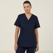 Load image into Gallery viewer, NNT Women&#39;s Next-Gen Antibacterial Active Florence Scrub Top - Midnight - Scrubs
