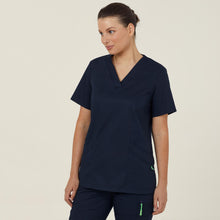 Load image into Gallery viewer, NNT Women&#39;s Next-Gen Antibacterial Active Florence Scrub Top - Midnight - Scrubs
