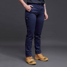 Load image into Gallery viewer, KingGee Women&#39;s Stretch Cargo Pants - Navy - Pants
