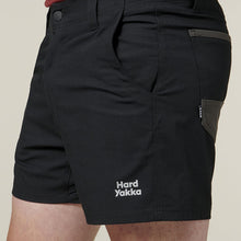 Load image into Gallery viewer, Hard Yakka Men&#39;s Raptor Short Shorts - Black - Shorts
