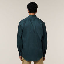 Load image into Gallery viewer, Hard Yakka Men&#39;s Foundations Cotton Drill Long Sleeve Shirt - Green - Shirts
