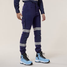 Load image into Gallery viewer, Hard Yakka Women&#39;s Raptor Cuff Pant W/Tape - Navy - Pants
