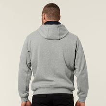 Load image into Gallery viewer, Hard Yakka Men&#39;s Foundations Brushed Fleece Hoodie - Grey Marl - Hoodies/Jumpers
