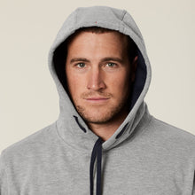 Load image into Gallery viewer, Hard Yakka Men&#39;s Foundations Brushed Fleece Hoodie - Grey Marl - Hoodies/Jumpers
