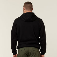 Load image into Gallery viewer, Hard Yakka Men&#39;s Foundations Brushed Fleece Hoodie - Black - Hoodies/Jumpers
