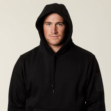 Load image into Gallery viewer, Hard Yakka Men&#39;s Foundations Brushed Fleece Hoodie - Black - Hoodies/Jumpers
