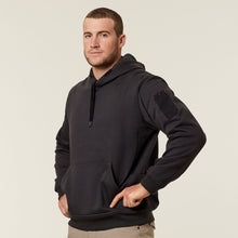 Load image into Gallery viewer, Hard Yakka Men&#39;s Workwear Fleece Hoodie - Charcoal - Hoodies/Jumpers
