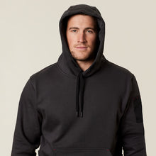 Load image into Gallery viewer, Hard Yakka Men&#39;s Workwear Fleece Hoodie - Charcoal - Hoodies/Jumpers
