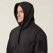 Load image into Gallery viewer, Hard Yakka Men&#39;s Workwear Fleece Hoodie - Charcoal - Hoodies/Jumpers
